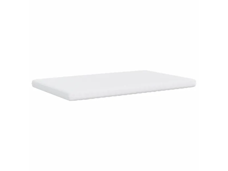 Matelas en mousse blanc 140x190 cm 7 zones dureté 20 ILD