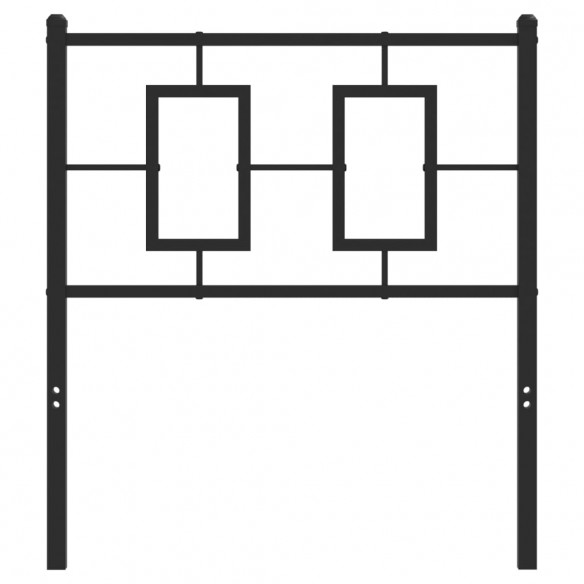 Tête de lit métal noir 75 cm