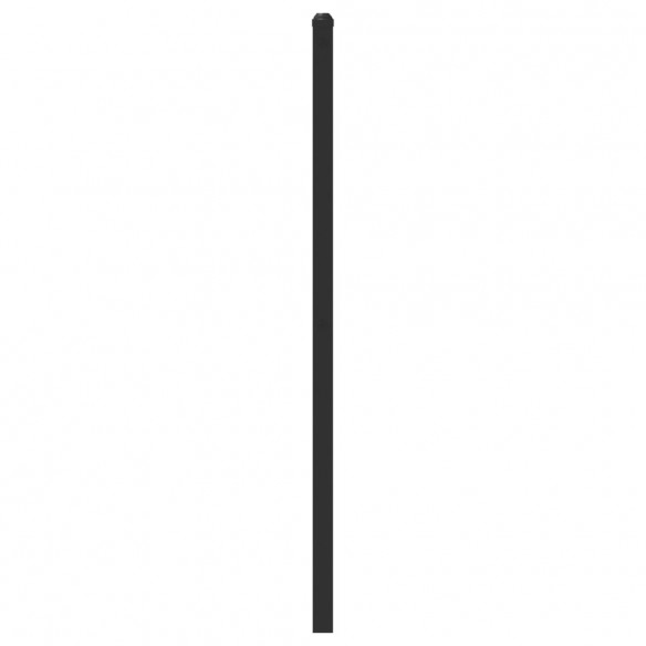 Tête de lit métal noir 75 cm