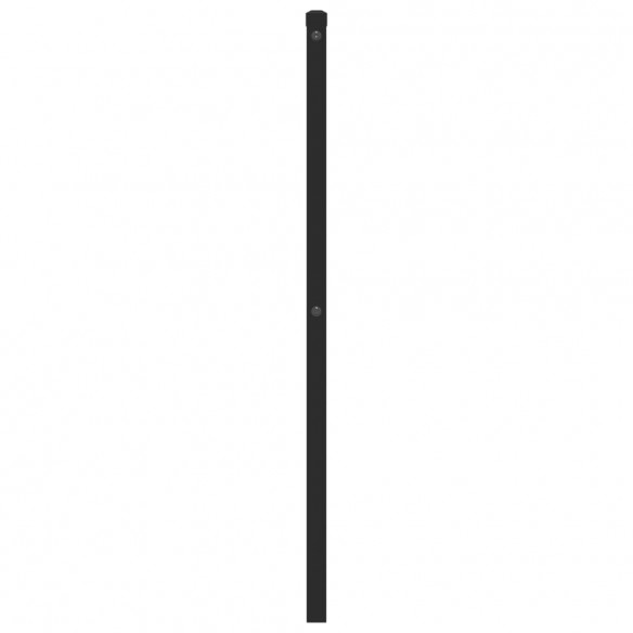Tête de lit métal noir 100 cm