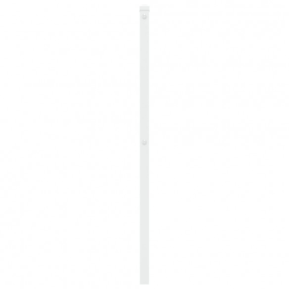 Tête de lit métal blanc 75 cm
