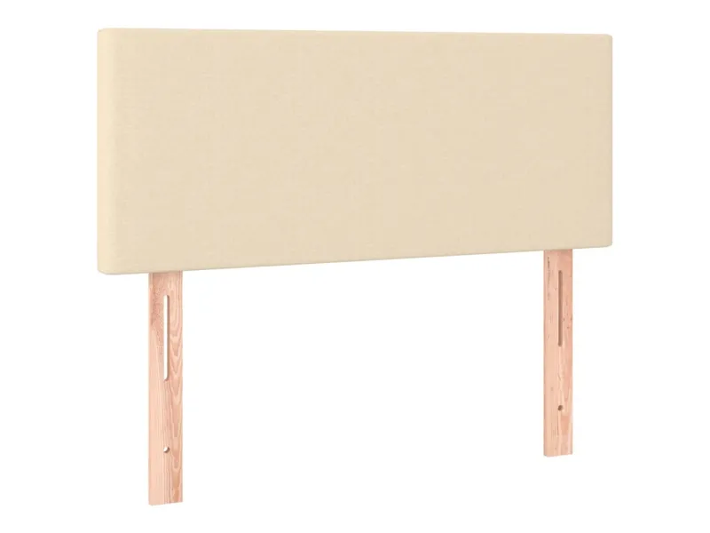 Tête de lit à LED Crème 90x5x78/88 cm Tissu