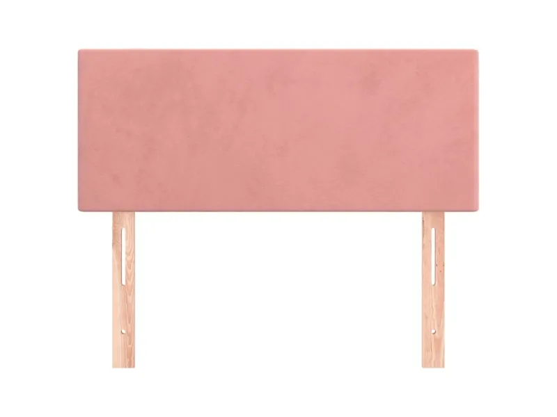 Tête de lit Rose 100x5x78/88 cm Velours