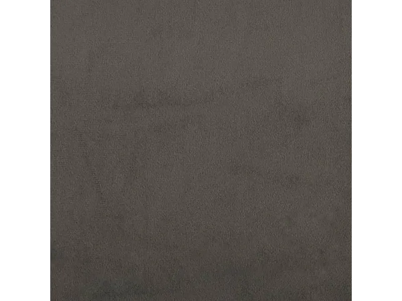 Chaise à bascule Gris foncé Velours