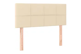 Tête de lit Crème 100x5x78/88 cm Tissu 2
