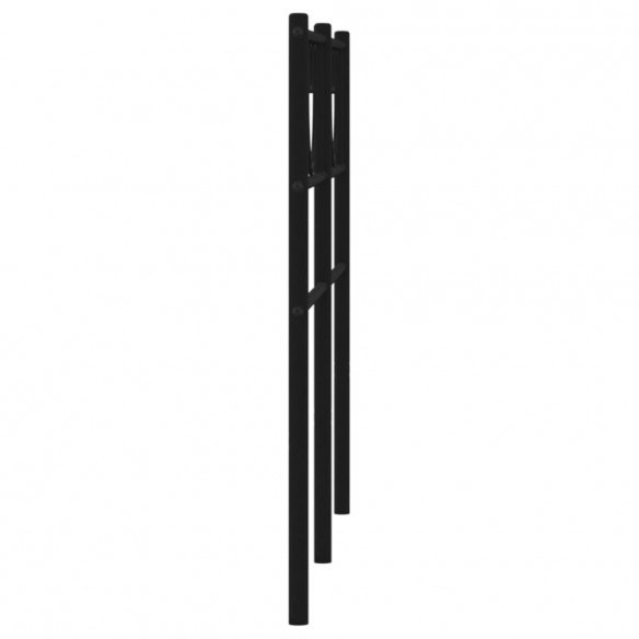 Tête de lit métal noir 135 cm