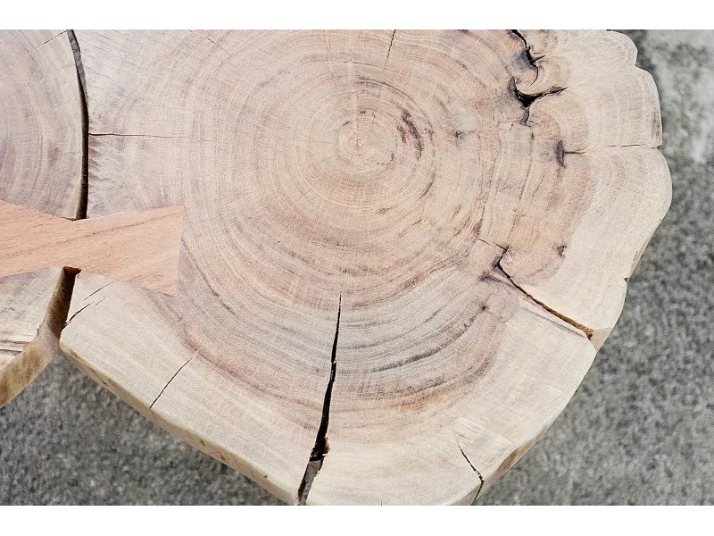 Table basse design industriel 115 cm