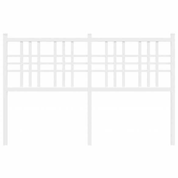 Tête de lit métal blanc 120 cm