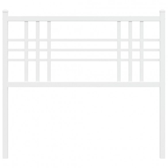 Tête de lit métal blanc 100 cm