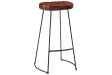 Tabourets de bar Gavin 2 pcs marron foncé 44x37,5x78 cm