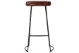 Tabourets de bar Gavin 2 pcs marron foncé 44x37,5x78 cm