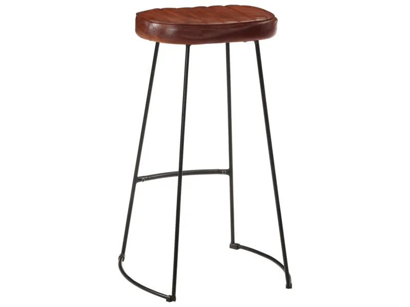Tabourets de bar Gavin 2 pcs marron foncé 44x37,5x78 cm