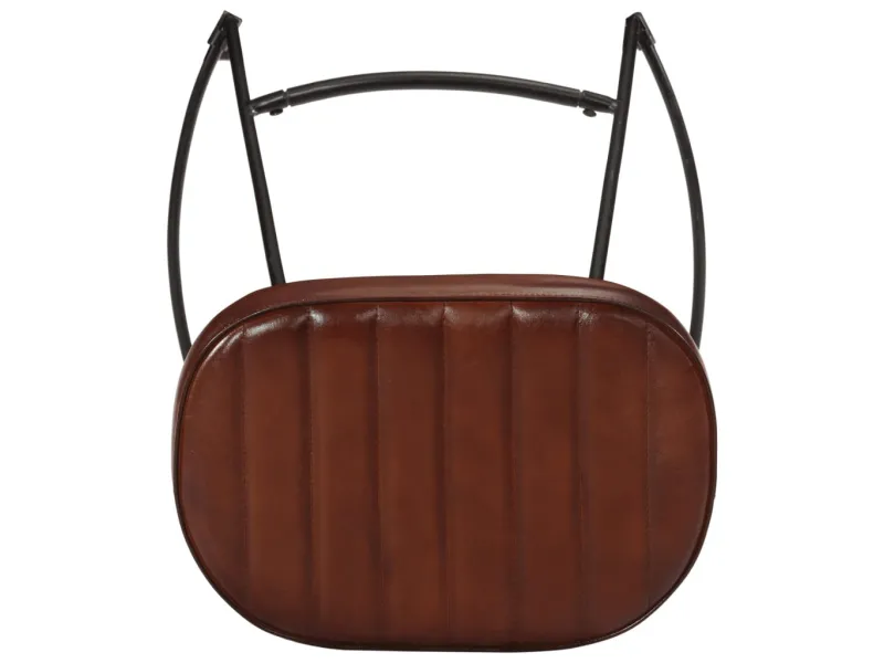 Tabourets de bar Gavin 2 pcs marron foncé 44x37,5x78 cm