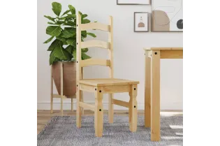 Chaises à manger lot de 2 Corona 42x47x107cm bois massif de pin