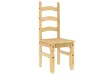Chaises à manger lot de 2 Corona 42x47x107cm bois massif de pin