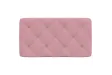 Coussin de tête de lit rose 90 cm velours