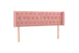 Tête de lit à LED Rose 163x16x78/88 cm Velours