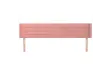 Tête de lit avec oreilles Rose 163x16x78/88 cm Velours