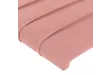 Tête de lit avec oreilles Rose 163x16x78/88 cm Velours