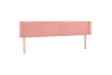 Tête de lit à LED Rose 163x16x78/88 cm Velours