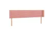 Tête de lit à LED Rose 163x16x78/88 cm Velours