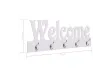 Porte-manteau mural WELCOME Blanc 74x29,5 cm