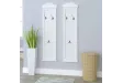 Portemanteaux 2 pcs Blanc