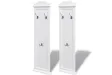 Portemanteaux 2 pcs Blanc