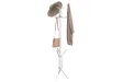 Porte-manteau blanc 176 cm fer enduit de poudre