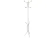 Porte-manteau blanc 176 cm fer enduit de poudre
