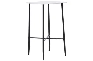 Table de bar Blanc 60 x 60 x 111 cm MDF