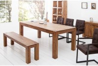 Table à manger en bois massif 200cm ou 160 cm