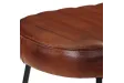 Tabourets de bar lot de 2 marron foncé 41x29x62 cm