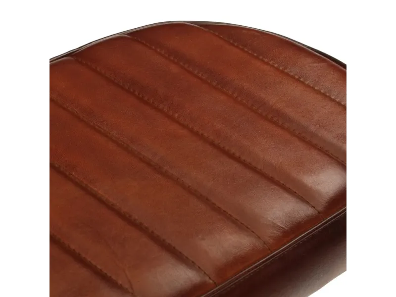 Tabourets de bar lot de 2 marron foncé 41x29x62 cm