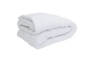 Protège-matelas blanc 140x190 cm 2