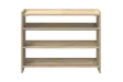 Étagère à chaussures chêne sonoma 80x25x61,5 cm bois ingénierie