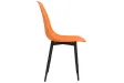 Chaises à manger lot de 2 orange PP