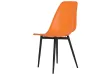 Chaises à manger lot de 2 orange PP