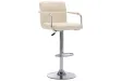 Chaise de bar Crème Tissu