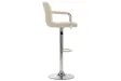 Chaise de bar Crème Tissu