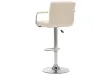 Chaise de bar Crème Tissu