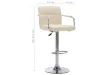 Chaise de bar Crème Tissu
