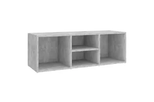 Banc à chaussures Gris béton 105x35x35 cm Aggloméré 2
