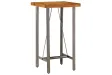 Table de bar Teck recyclé massif 60x60x107 cm