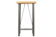 Table de bar Teck recyclé massif 60x60x107 cm