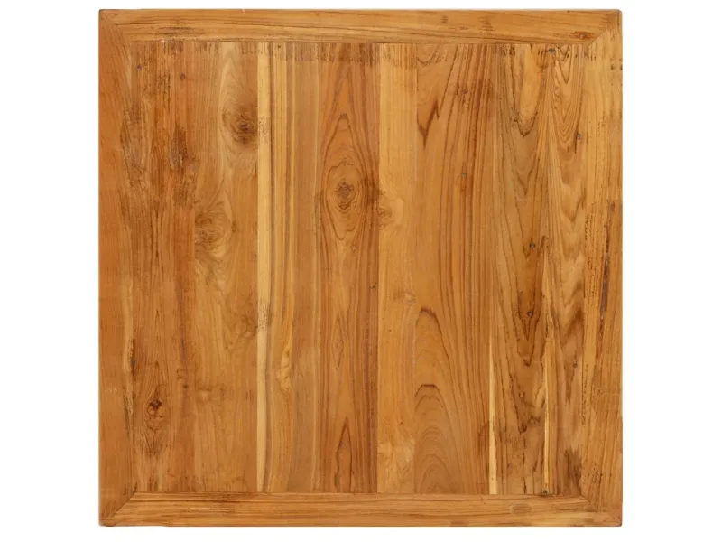 Table de bar Teck recyclé massif 60x60x107 cm