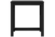 Table de bar noir 102x50x103,5 cm bois d'ingénierie