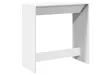 Table de bar blanc 102x50x103,5 cm bois d'ingénierie