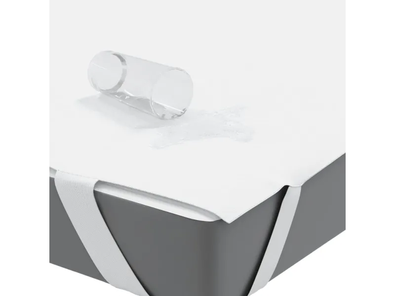 Protège-matelas blanc 140x200 cm imperméable