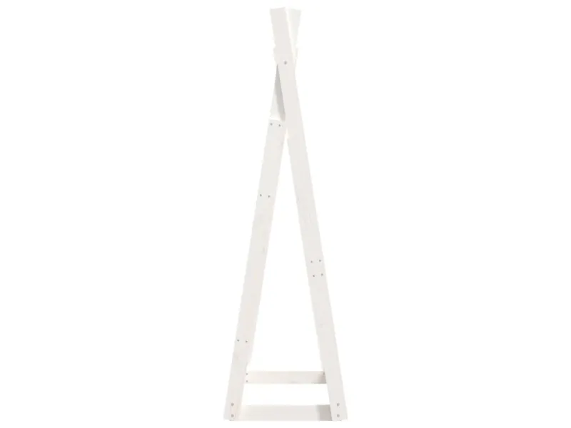 Porte-vêtements Blanc 100x45x150 cm Bois de pin massif
